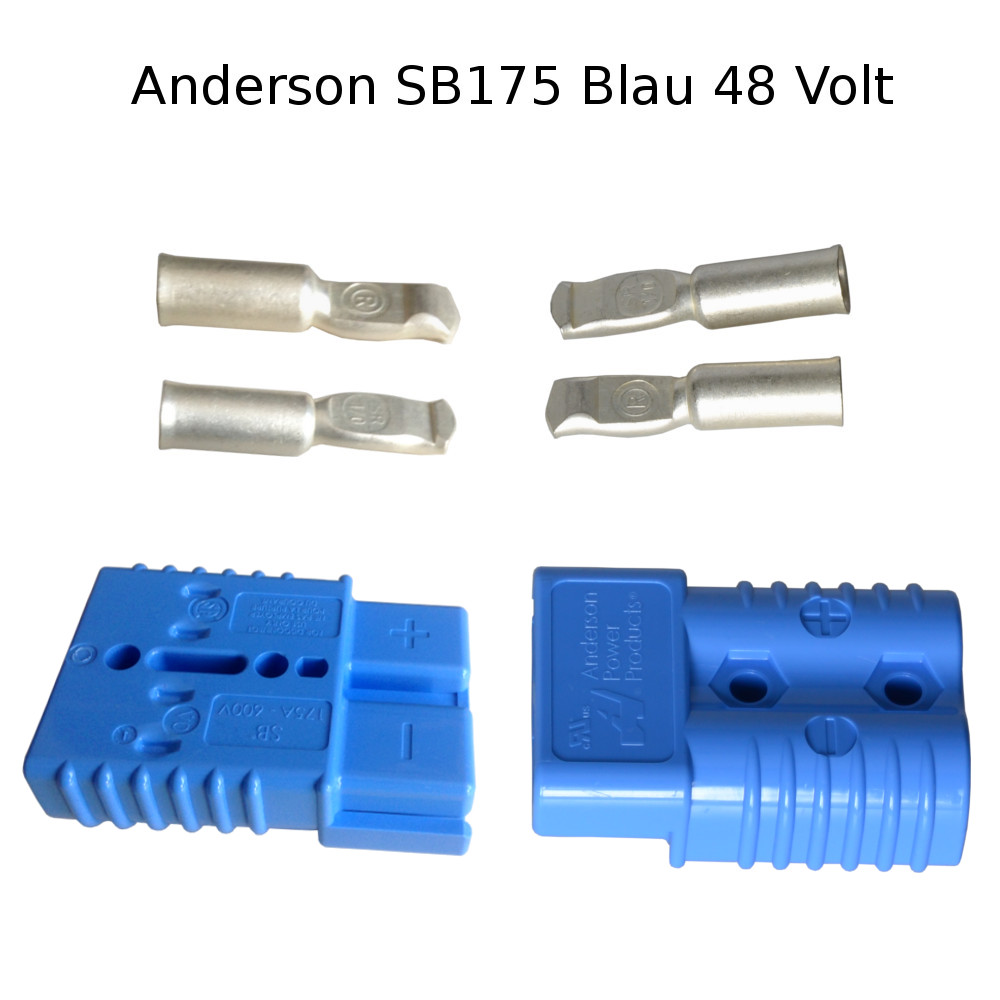 Anderson Batteriestecker SET Polycarbonat säurebeständig AWG Anschlüsse – Bild 9