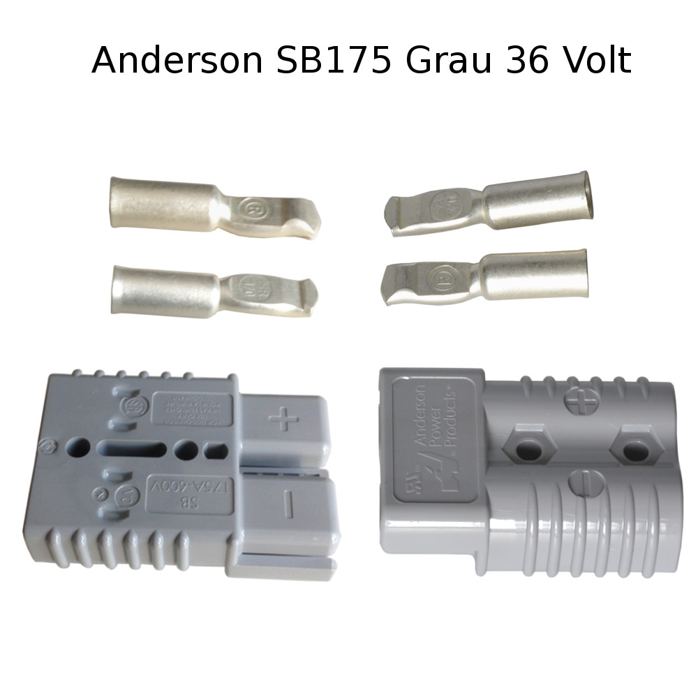 Anderson Batteriestecker SET Polycarbonat säurebeständig AWG Anschlüsse – Bild 10