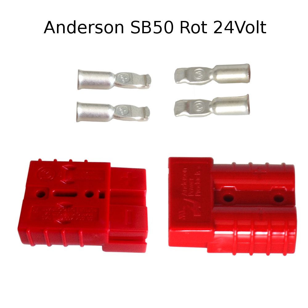 Anderson Batteriestecker SET Polycarbonat säurebeständig AWG Anschlüsse – Bild 8
