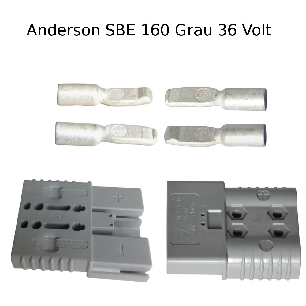 Anderson Batteriestecker SET Polycarbonat säurebeständig AWG Anschlüsse – Bild 12