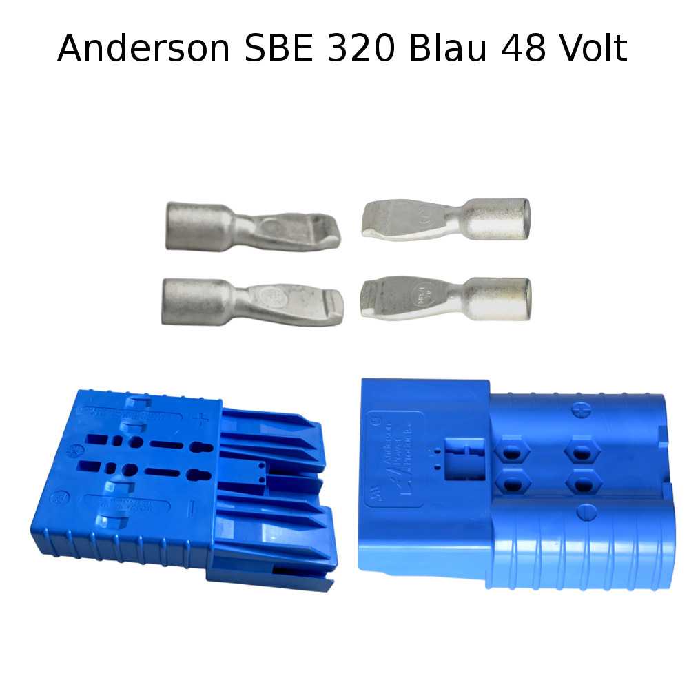 Anderson Batteriestecker SET Polycarbonat säurebeständig AWG Anschlüsse – Bild 13