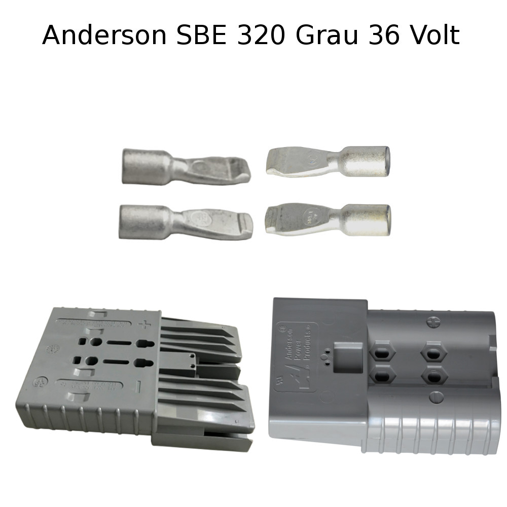 Anderson Batteriestecker SET Polycarbonat säurebeständig AWG Anschlüsse – Bild 14