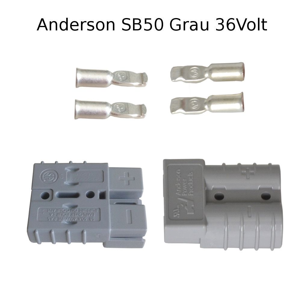 Anderson Batteriestecker SET Polycarbonat säurebeständig AWG Anschlüsse – Bild 3