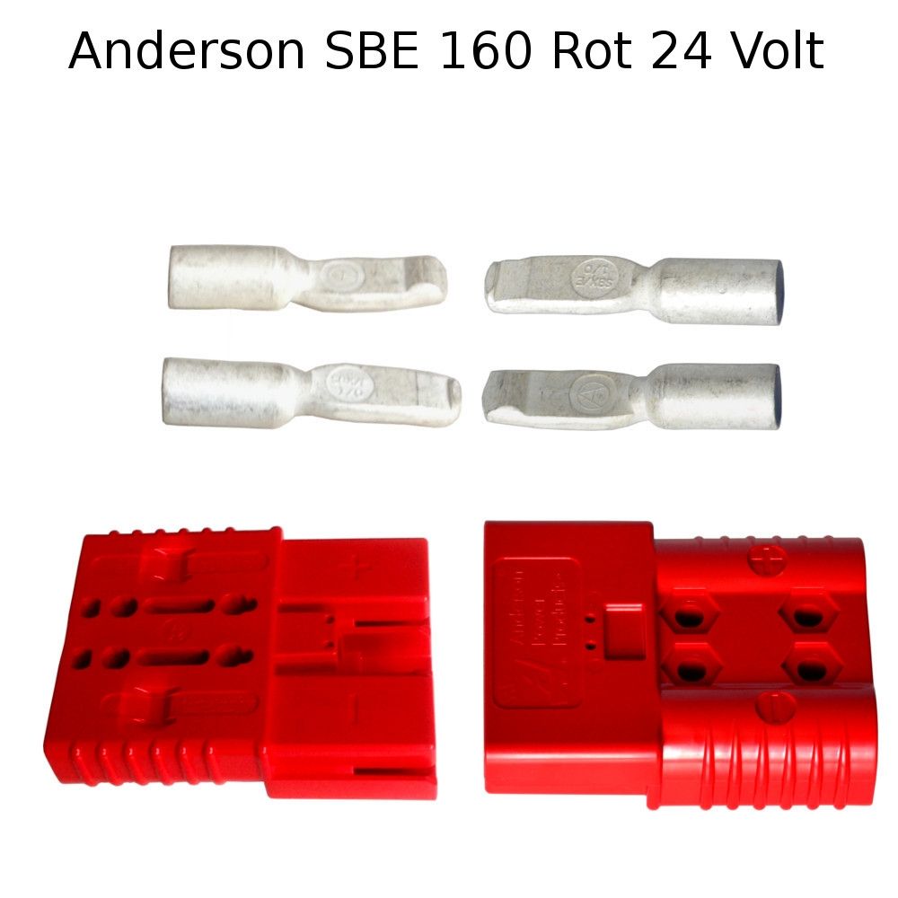 Anderson Batteriestecker SET Polycarbonat säurebeständig AWG Anschlüsse – Bild 2