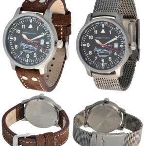 Messerschmitt Fliegeruhr Sondermodel Geschwindigkeitsrekord ME-209 Ronda Uhrwerk